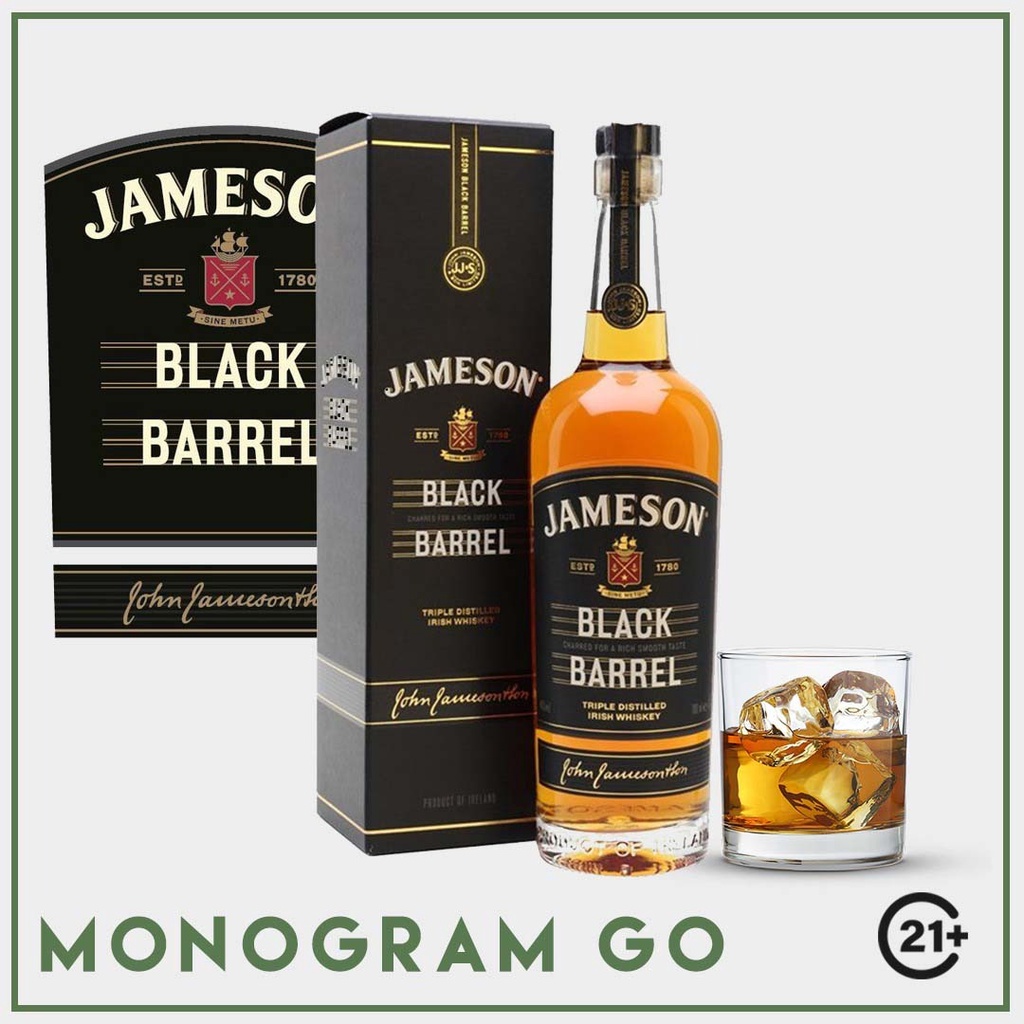 Jual Jameson Black Barrel 700ml | Shopee Indonesia