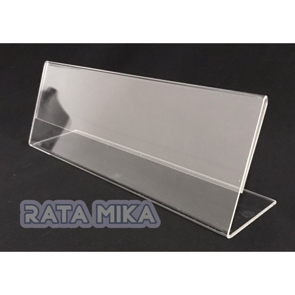 Jual Papan Nama Meja / Name Plate Holder Acrylic 2 mm | Shopee Indonesia