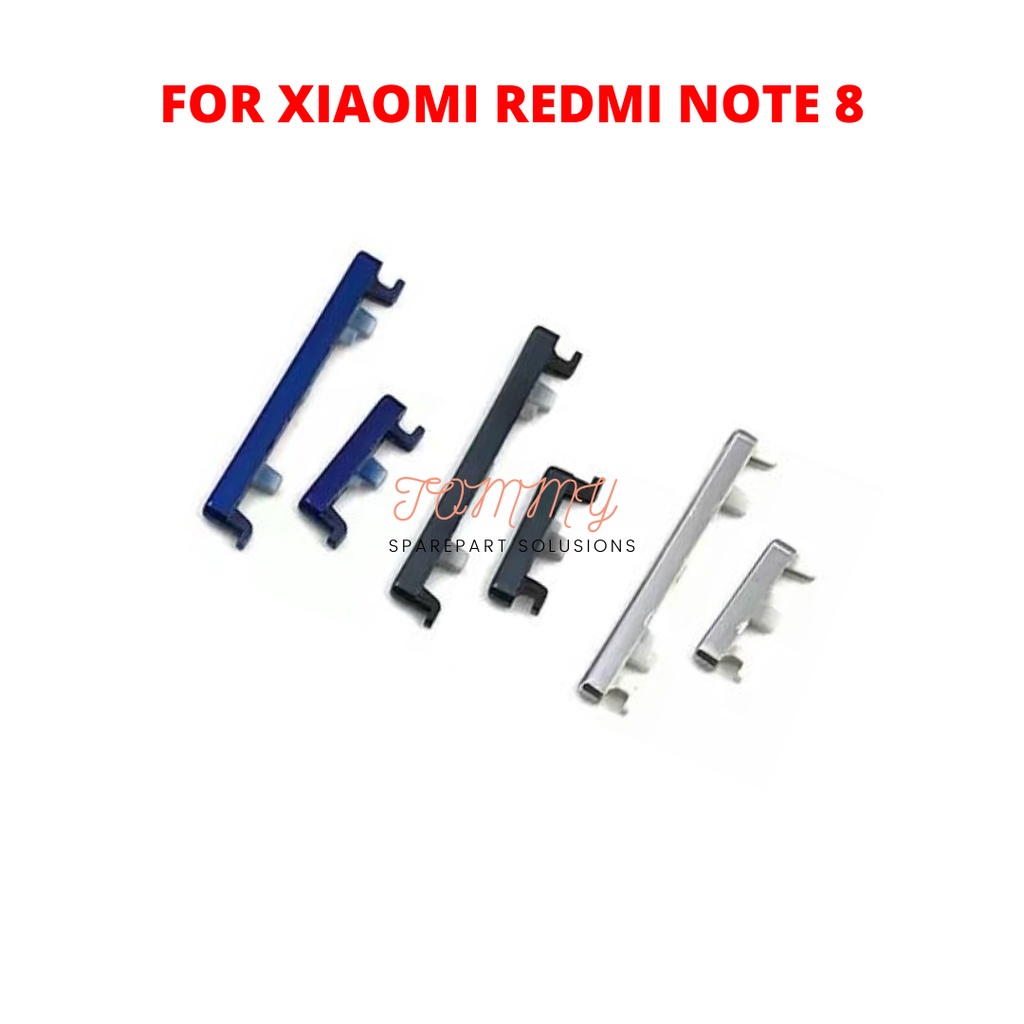 Jual Tombol Luar Xiaomi Redmi Note 8 On Off + Volume Original | Shopee ...