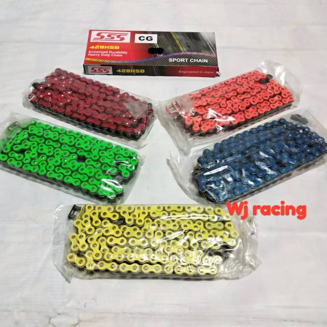 Jual RANTAI WARNA SSS YAMAHA YZF R15 V2 - R15 V3 - R15 VVA 428 HSB 140L ...