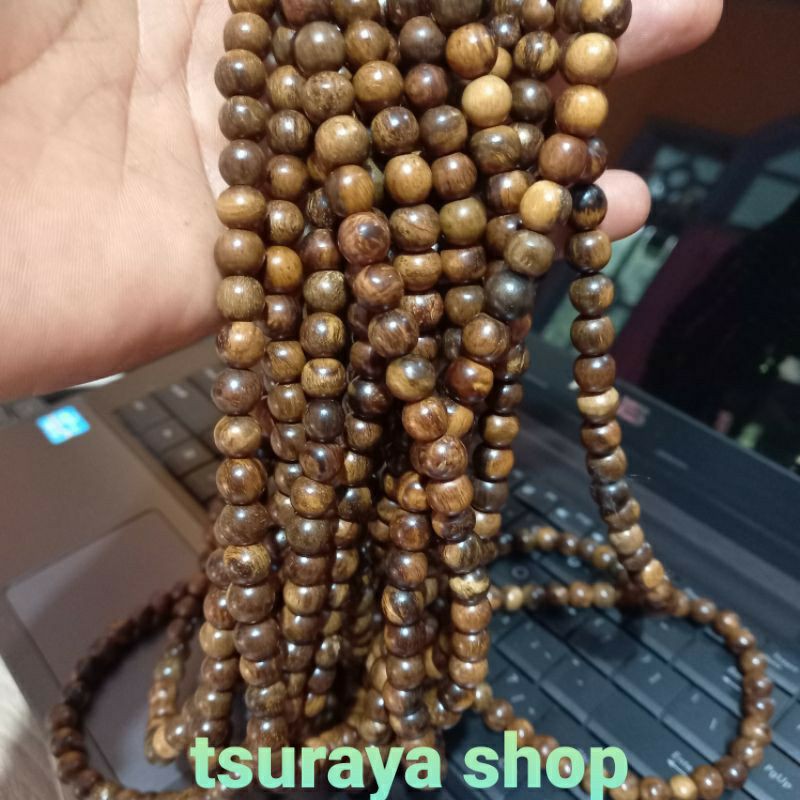 Jual Tasbih Kayu Gaharu Tasbih Isi 1000 Butir Gaharu Asli Gaharu Buaya ...