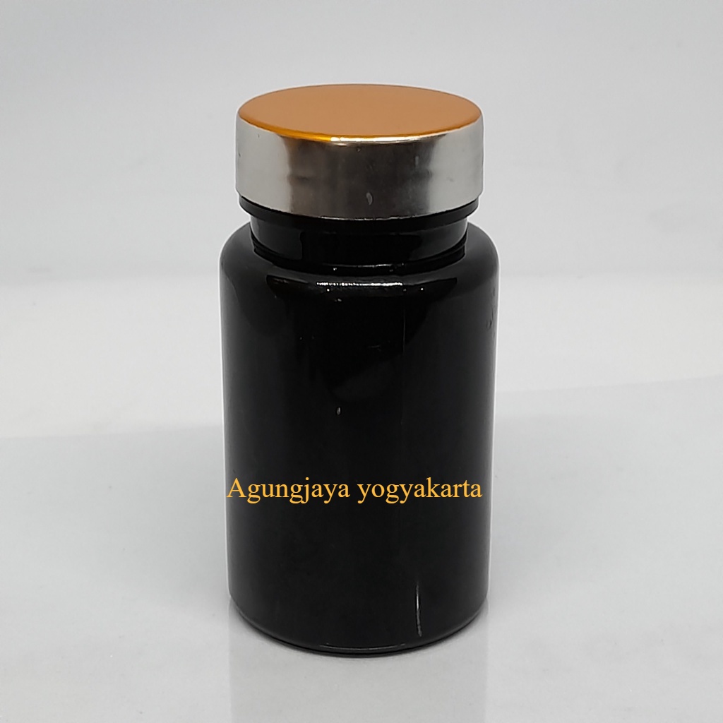 Jual Botol Obat 100 ml Hitam Tutup Hitam | Shopee Indonesia