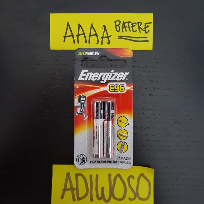 Jual Baterai ENERGIZER E96 AAAA A4 1.5V Alkaline | Shopee Indonesia