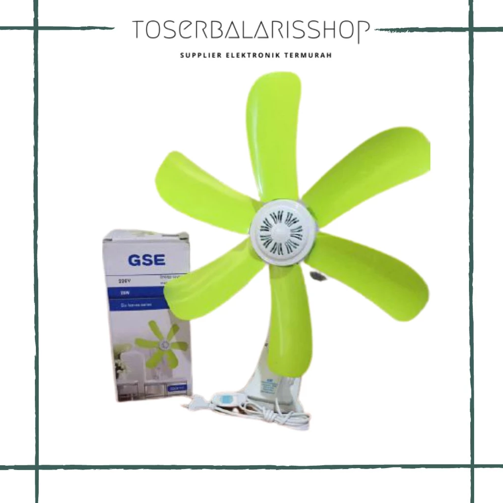 KIPAS ANGIN LISTRIK JEPIT GSE 650 | AutoStock