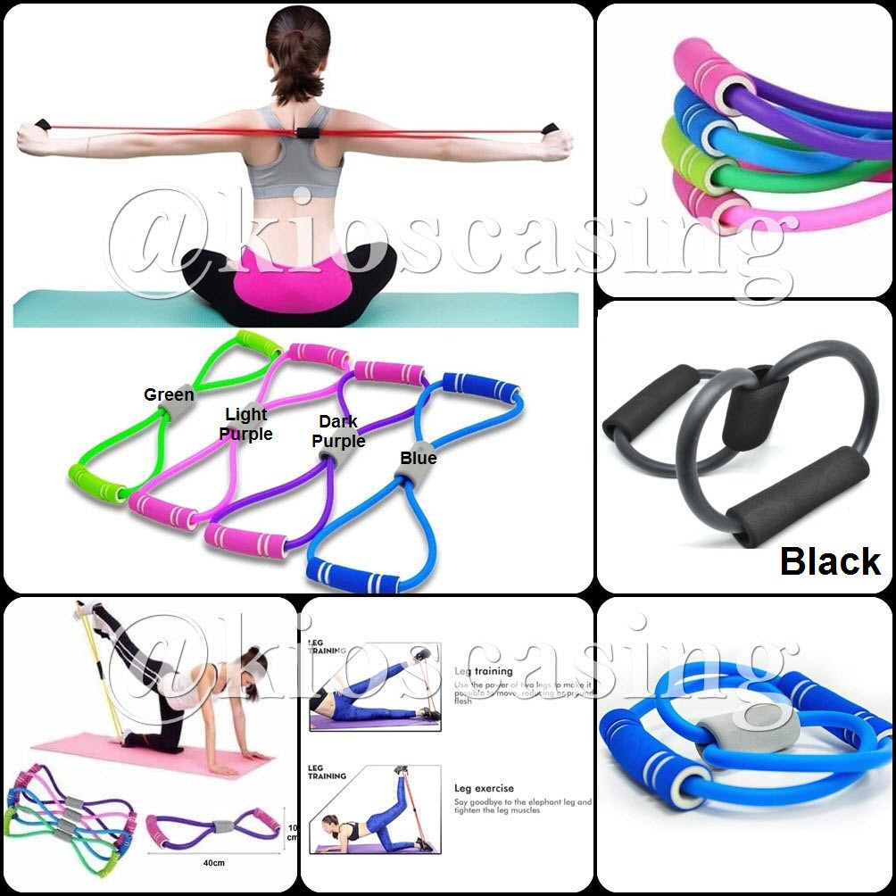 Yoga Pull Rope Elastic Resistance Band Fitness Equipment Yoga Pull Rope Rubber Tube Gym Workout