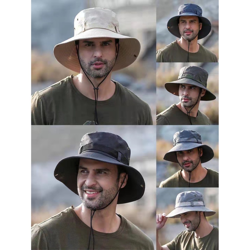 Jual TOPI BUCKET RIMBA / RIMBA HAT / TOPI HIKING / TOPI GUNUNG / BUCEKT ...
