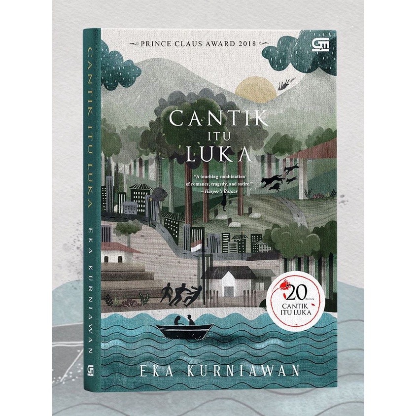 Jual Novel Cantik Itu Luka Edisi 20 Tahun Hard Cover Eka Kurniawan