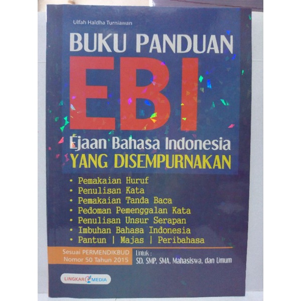 Jual Buku Panduan EBI Ejaan Bahasa Indonesia Yang Disempurnakan - LM ...