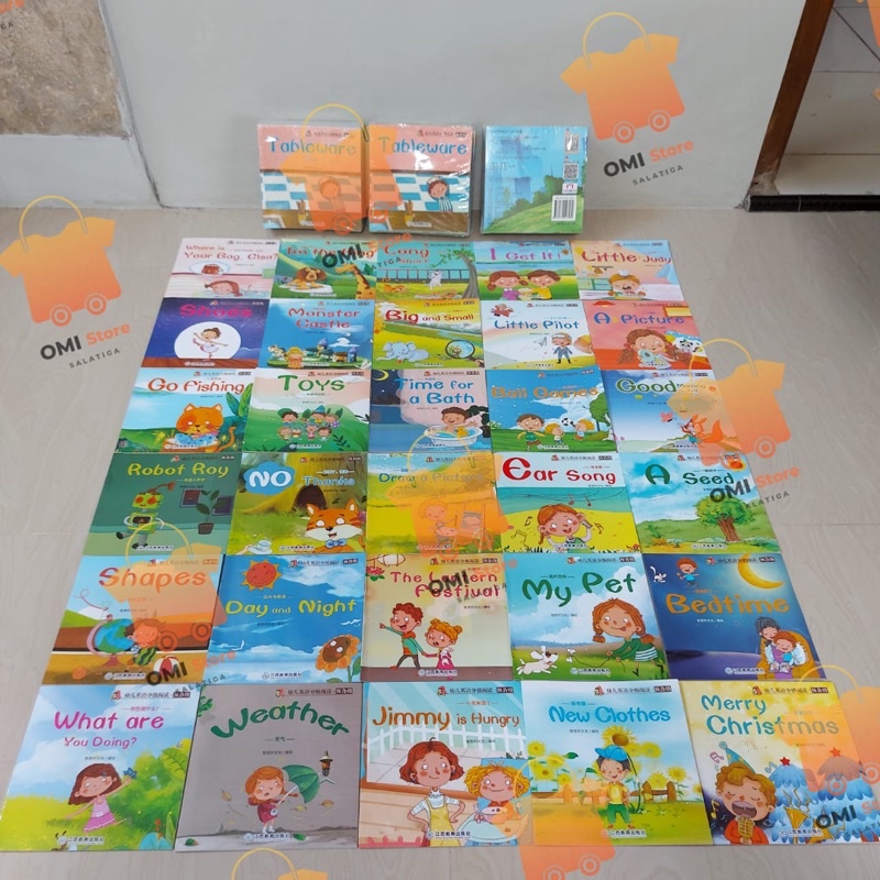 Jual Buku Cerita Anak Bahasa Inggris 1 set 60 buku, Story Book 60, Buku ...