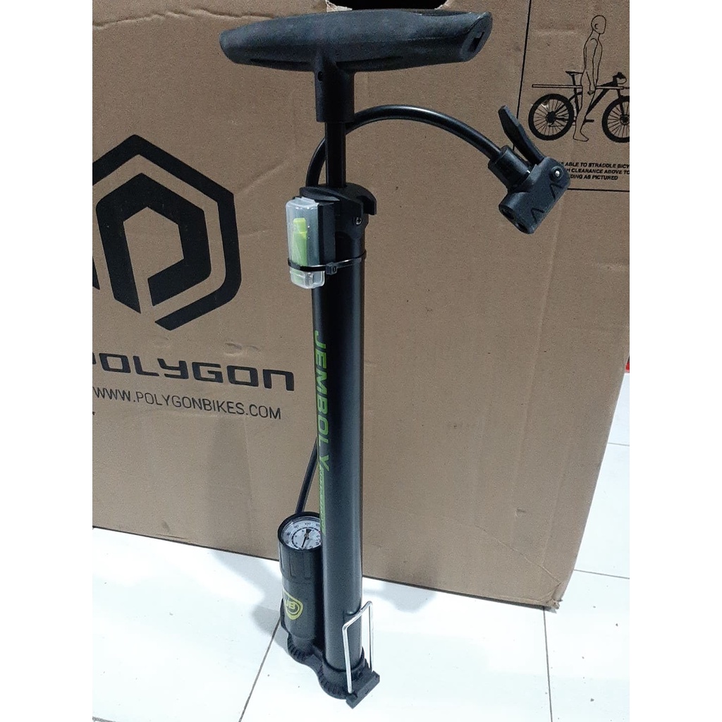 Jual Pompa Lantai Sepeda Floor Pump Jemboly Jb Pa Dual Head Psi Pompa Angin Ban