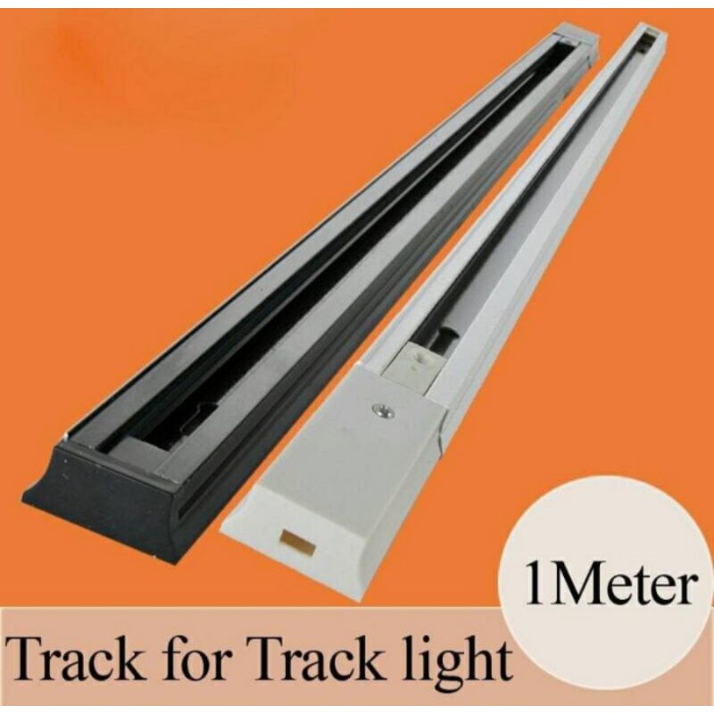 Jual Rel/Rell Track Spot light 1M 1 Meter / rel Lampu spotlight 1meter ...