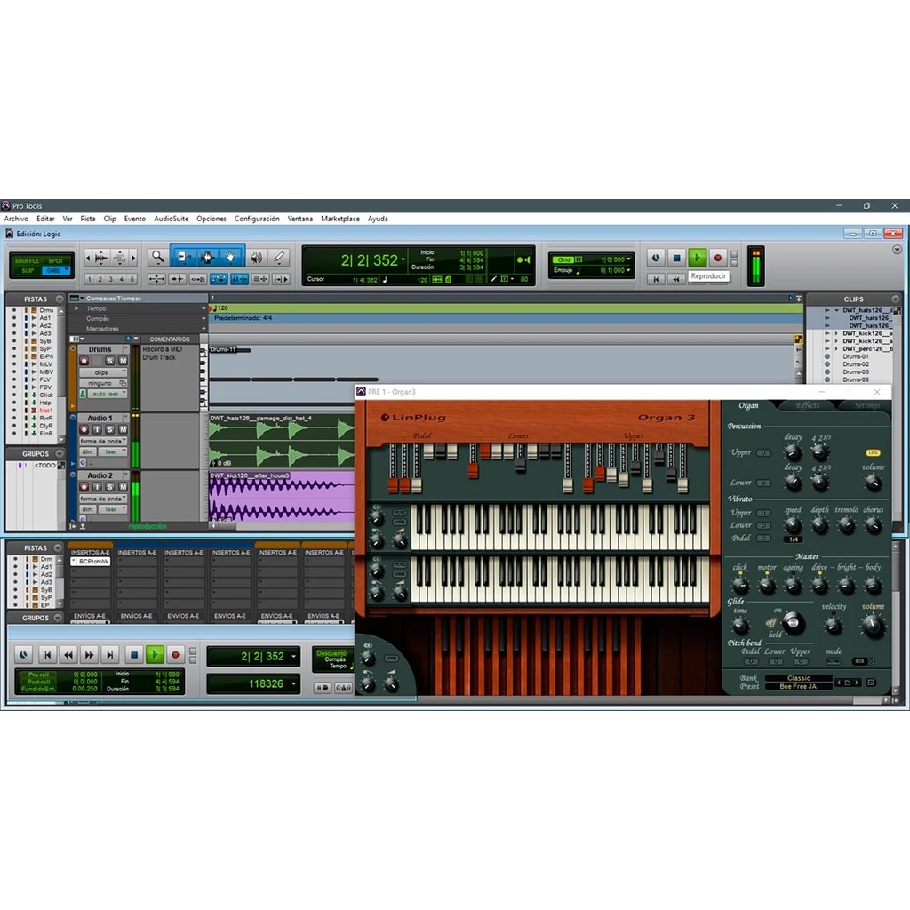 Jual Linplug Organ 3 v3 VSTI Plugin classic Hammond sound) and two ...