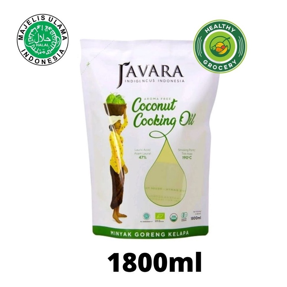 Jual Javara Coconut Cooking Oil Non Aroma / Minyak Goreng Kelapa 1800ml ...