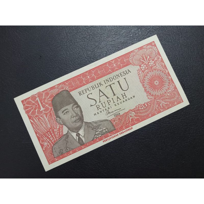 Jual Uang Kuno 1 Rupiah Soekarno Tahun 1964 Pertjetakan Kebajoran (Aunc ...