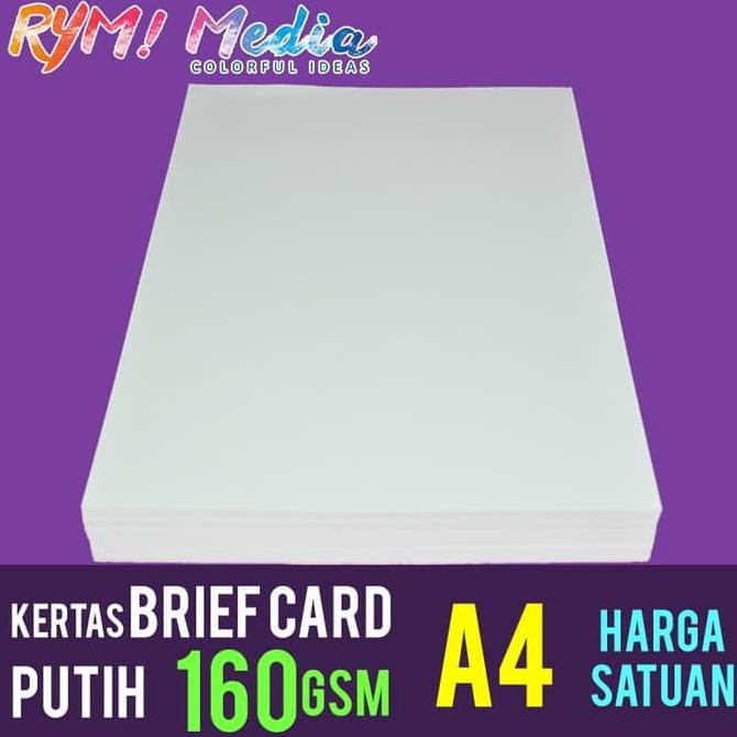 Jual Kertas Brief Card Bc Manila Putih Gsm A Shopee Indonesia