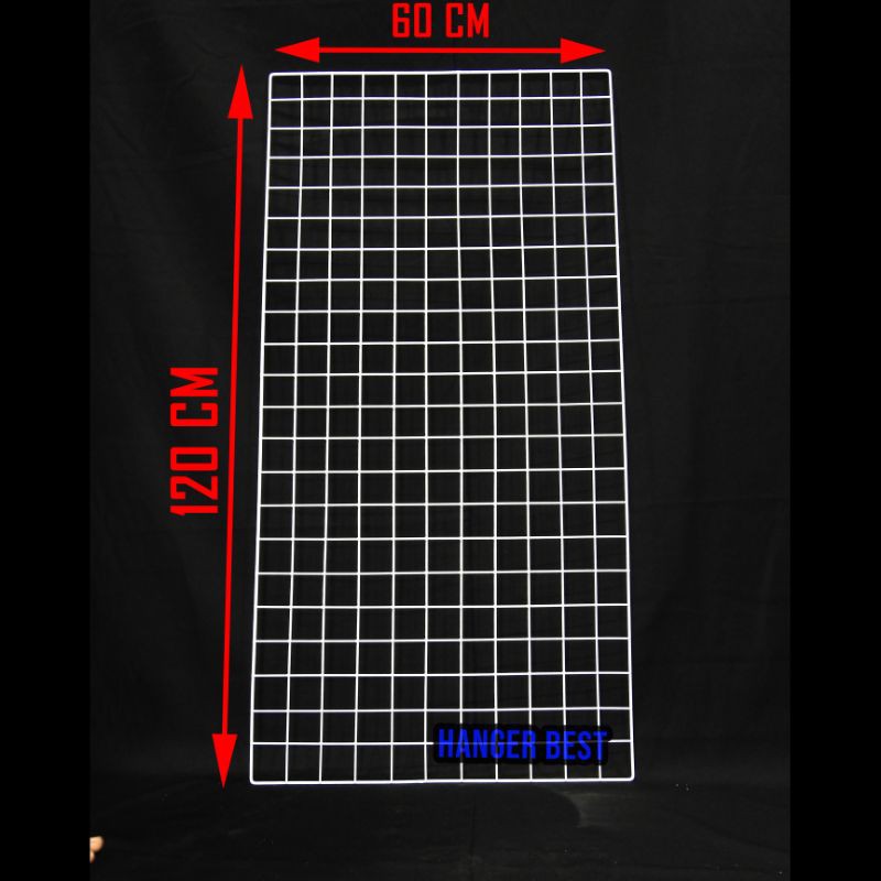 Jual Jaring RAM Dinding/Hijang Hiasan/Wire Grid/Wall Grid 60x120 CM ...