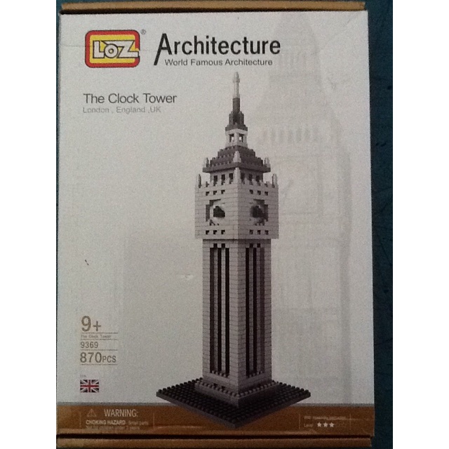 Jual LEGO LOZ ARCHITECTURE THE CLOCK TOWER Shopee Indonesia