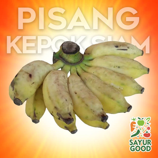 Jual Pisang Kepok Siam Buah Kepok Siam Segar 1 Sisir Shopee Indonesia 