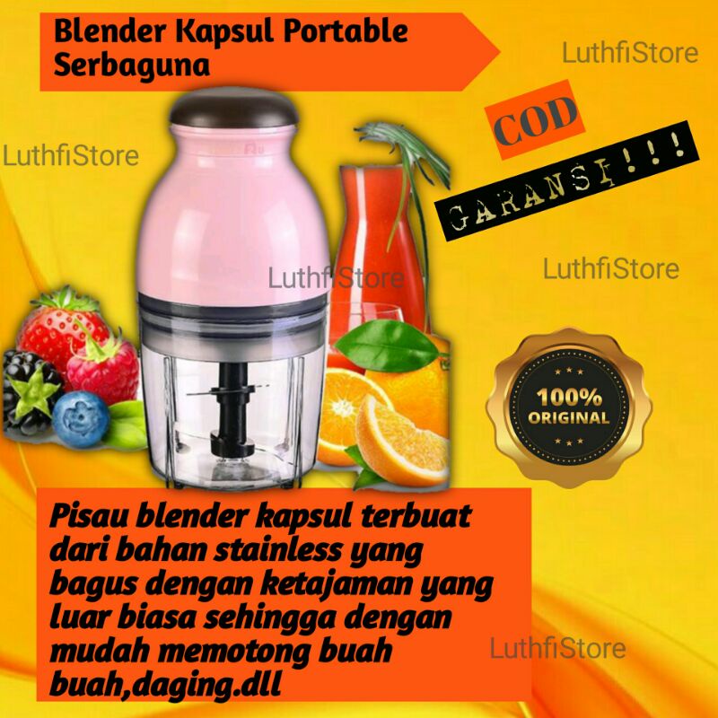 Jual Blender kapsul portable Mini daging jus Bumbu capsule japan