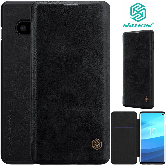 Jual Samsung Galaxy S10 / S10 LITE Nilkin Qin Leather Case Flip Case Shopee Indonesia
