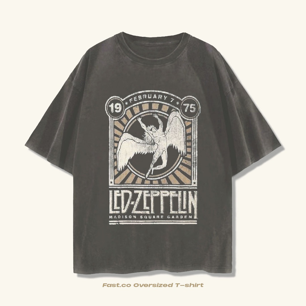 Jual Led Zeppelin Tshirt - Kaos Band Led Zeppelin Oversize Vintage 90s ...