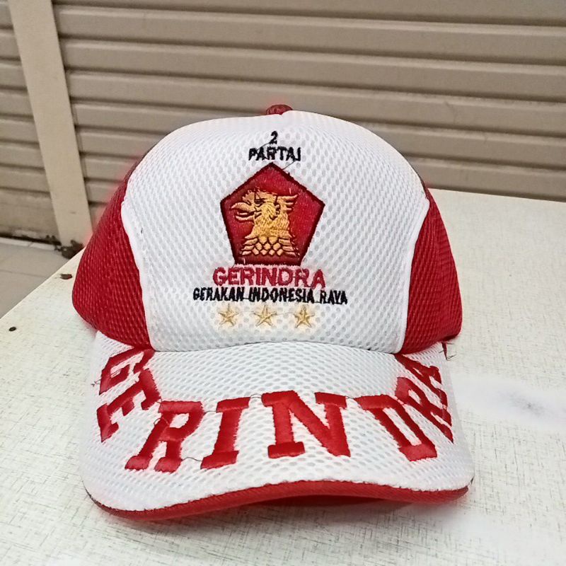 Jual Topi Partai Gerindra jaring | Shopee Indonesia