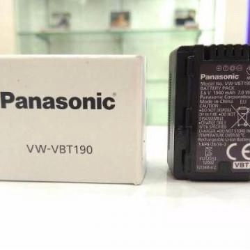 Batteria Li-ion 1780mAh Per Videocamere Panasonic HC E VW, Sostituisce VW-VBT190, Con Chip Info E Indicazione Tempo Residuo