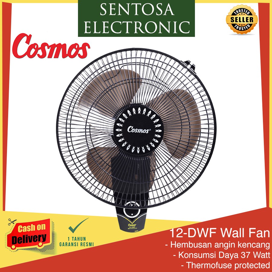 Jual Cosmos 12 Dwf Wall Fan 12 Inch Kipas Angin Dinding Tembok Gantung Shopee Indonesia 5071