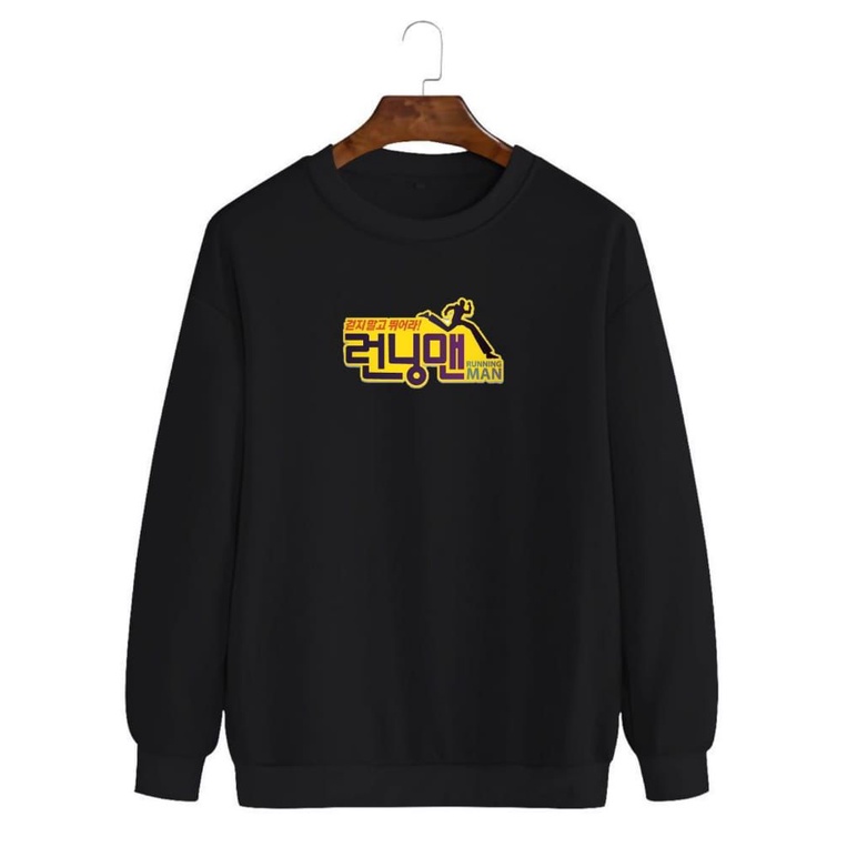 Jual Noveli wear Kaos sweater Running man tulisan korea