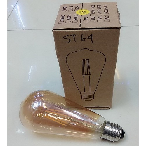 Jual Lampu Edison LED 4 Watt ST64 E27 (Bentuk Lonjong) | Shopee Indonesia