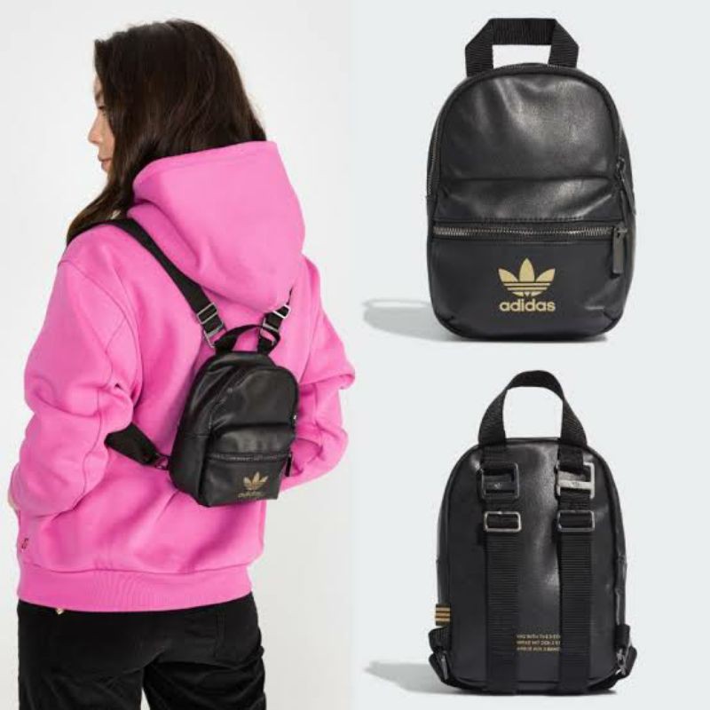 Jual adidas Tas Ransel Mini Wanita Hitam FL9629 Shopee Indonesia