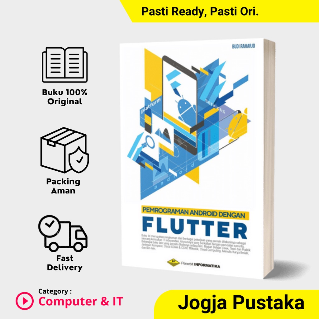 Jual Buku Pemrograman Android Dengan Flutter Cd Shopee Indonesia 7352