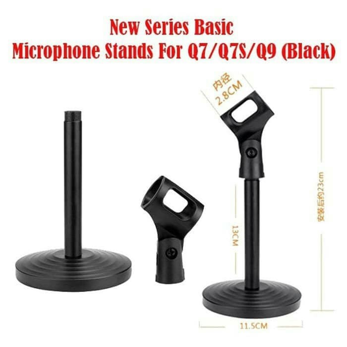 Jual PROMO MICROPHONE STANDS / HOLDER MIC KARAOKE MEJA / STAND MIC