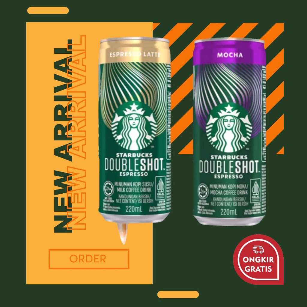 Jual STARBUCKS DOUBLESHOT ESPRESSO KALENG 220ML Shopee Indonesia