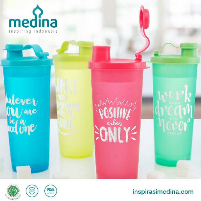 Jual Tumbler Botol Minum Neon Fliptop Tumbler Set (Isi 4 pcs) | Shopee ...