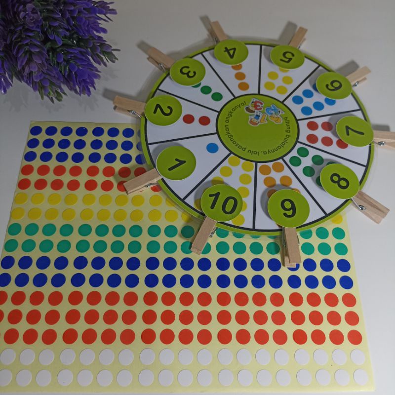 Jual Mainan Montessori Mainan Angka Anak Paud Menghitung dan ...