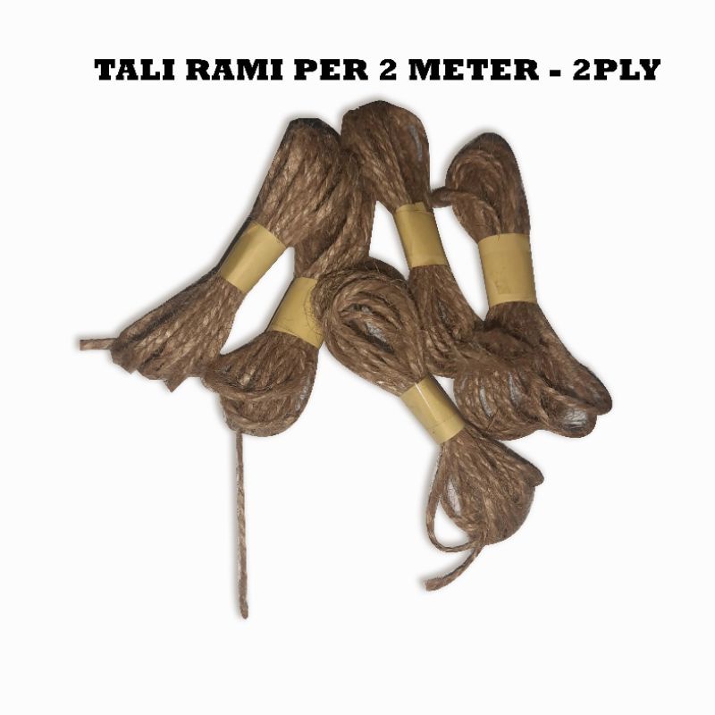 Jual Tali Rami Panjang 2 Meter Tebal 2 Ply | Shopee Indonesia