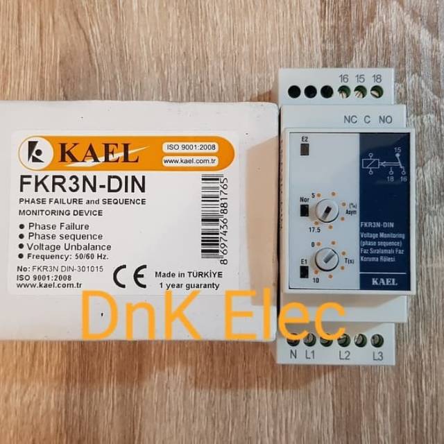 Jual Phase failure + sequance relay PFR merk KAEL | Shopee Indonesia