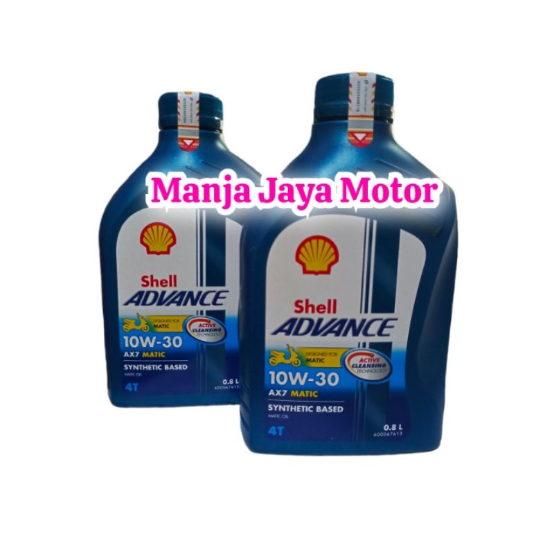 Jual (ORIGINaL) Shell Advance AX7 matic 10w-30 (800ml) for Genio/Fazzio ...