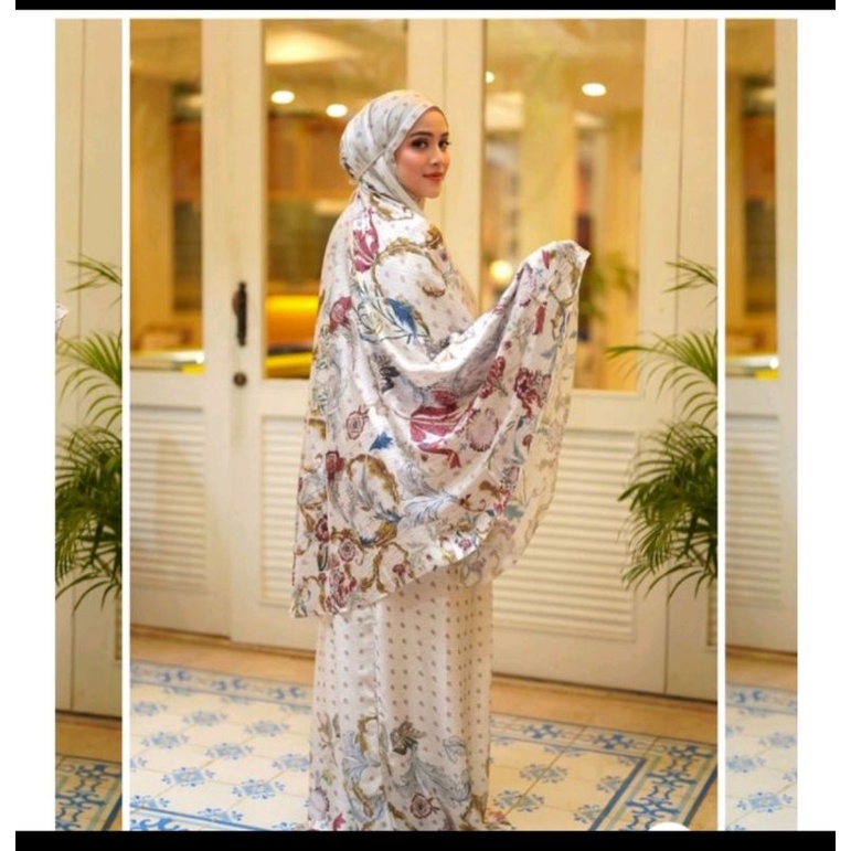 Jual Prayer Robe Royale White Buttonscarves (Ready Siap Kirim ...