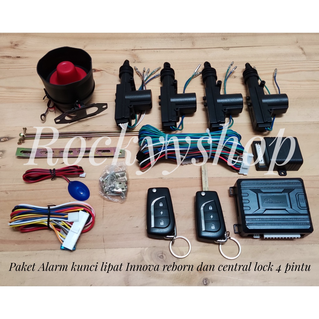Jual PAKET ALARM MOBIL MODEL KUNCI INNOVA REBORN DAN CENTRAL LOCK 4 ...