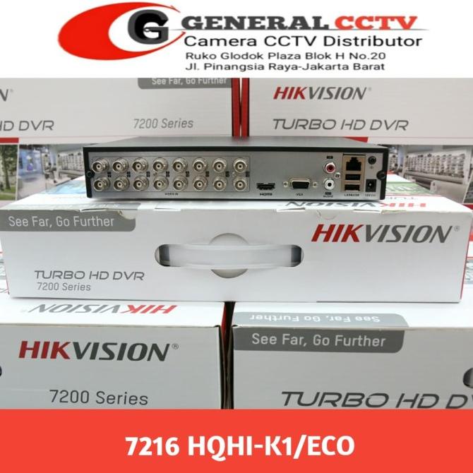 Jual Dvr 16 Channel Hikvision 7216 Hqhi K1 E Turbo Hd 4 0Mp Shopee Indonesia