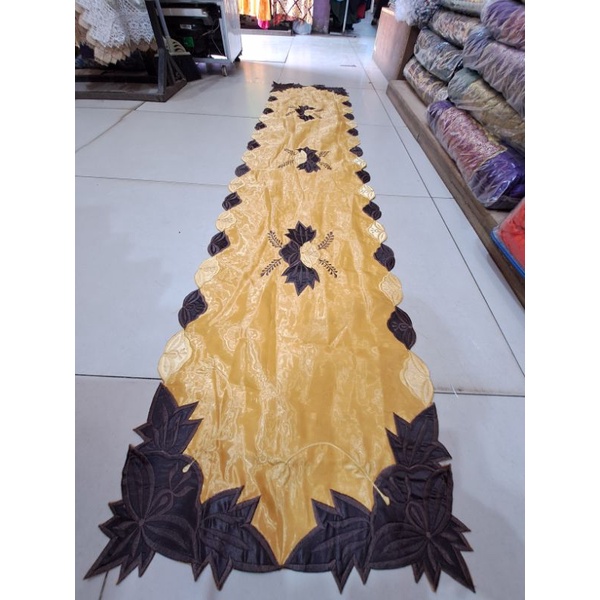 Jual kain seprah hidang kain prasmanan kain hidangan 2meter x 40cm ...
