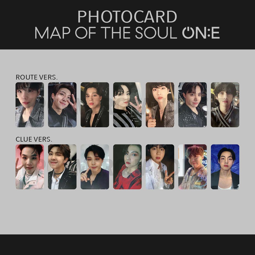 Jual Photocard BTS Map Of The Soul ONE Photobook Unofficial | Jhope Jin ...