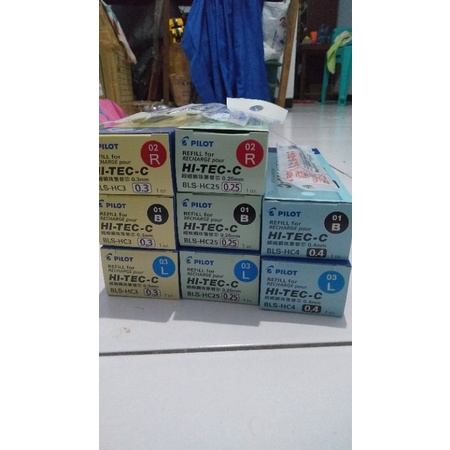Jual refill ( isi) hitec c pilot ( harga 1 biji refill) | Shopee Indonesia
