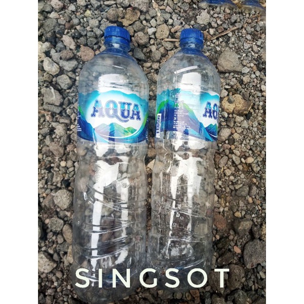 Jual BOTOL PLASTIK BEKAS AQUA 1500ml Botol Cupang Botol Minyak | Shopee