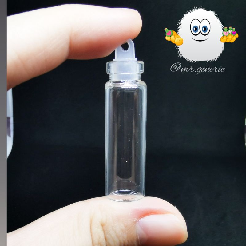 Jual Mr.Generie Tall 40x11 Mm Glass Bottle / 1pcs Botol Kaca Mini 2.5ml ...