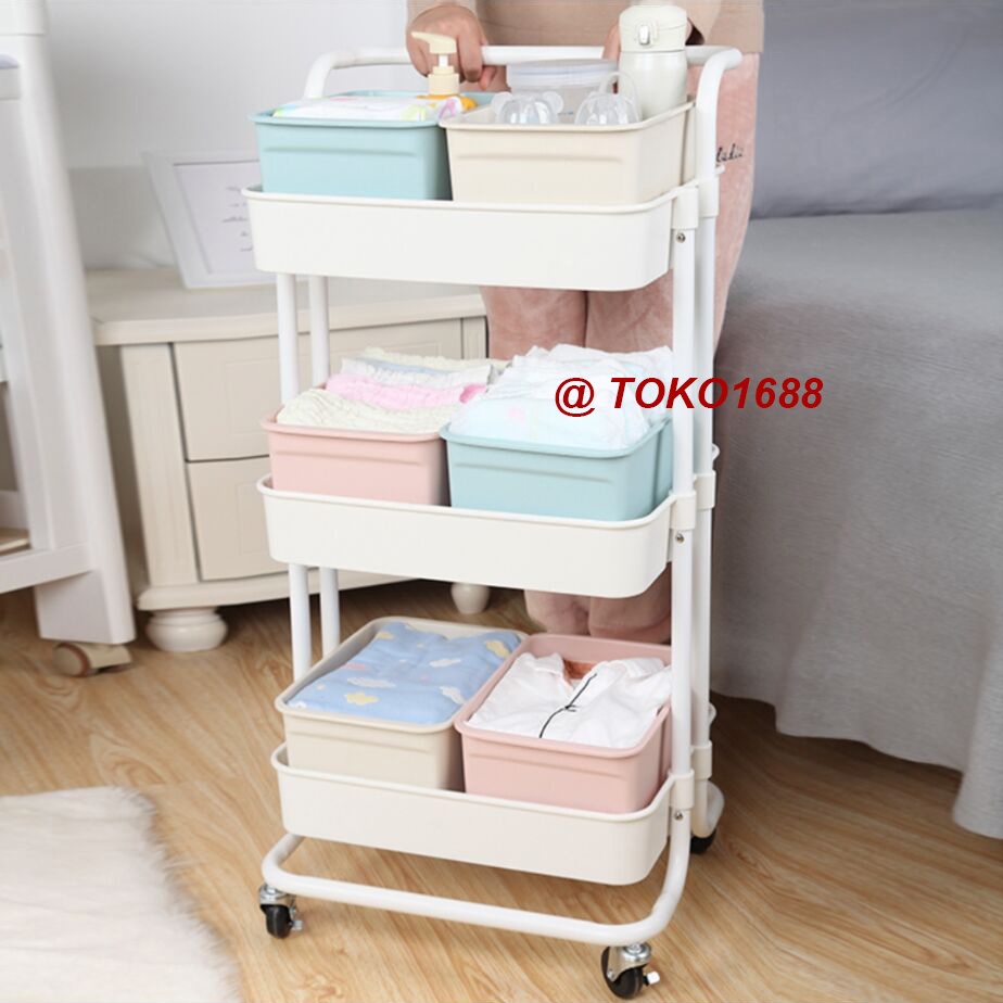 Jual Rak Troli Serbaguna Rak Kamar Tidur Rak Dapur Rak Kamar Mandi Rak