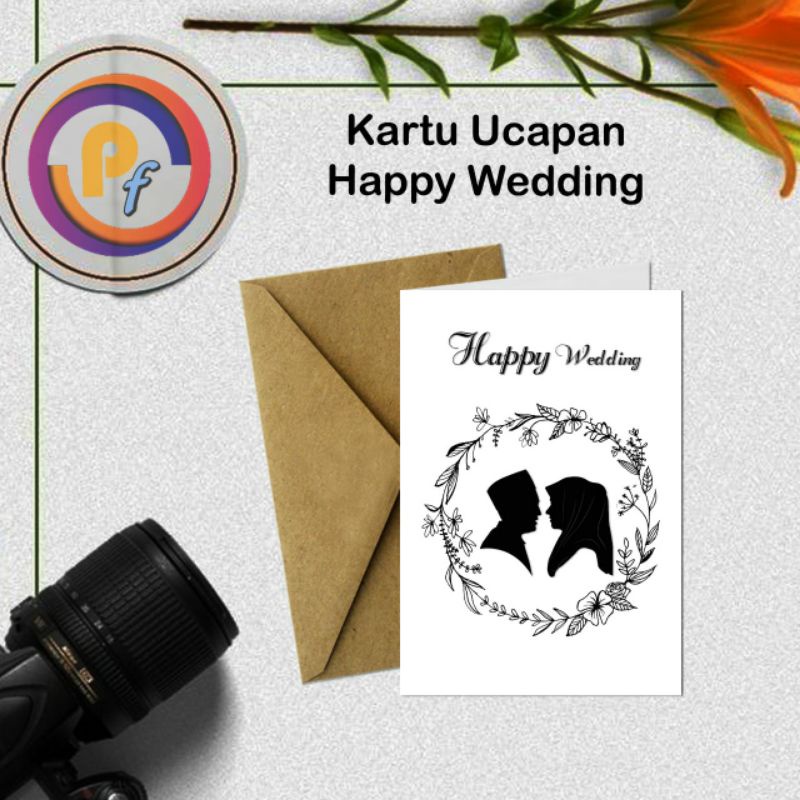 Jual Kartu ucapan happy wedding | Shopee Indonesia