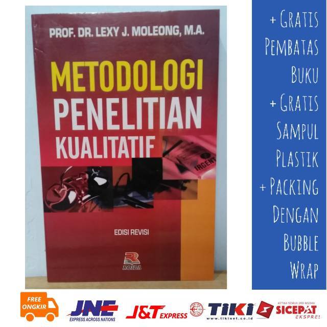 Jual Metode Penelitian Kualitatif - Lexy Moleong (Original) | Shopee ...